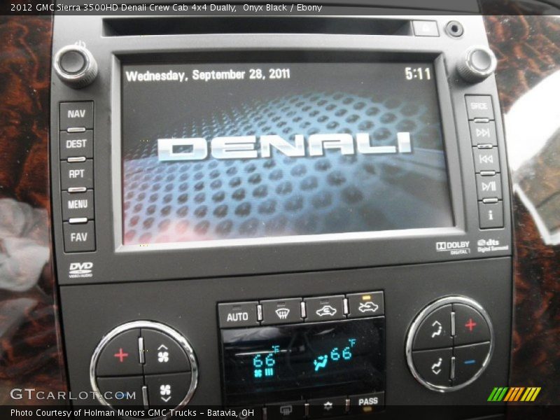 Controls of 2012 Sierra 3500HD Denali Crew Cab 4x4 Dually