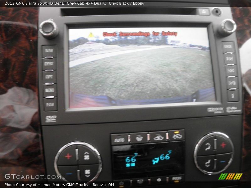 Onyx Black / Ebony 2012 GMC Sierra 3500HD Denali Crew Cab 4x4 Dually