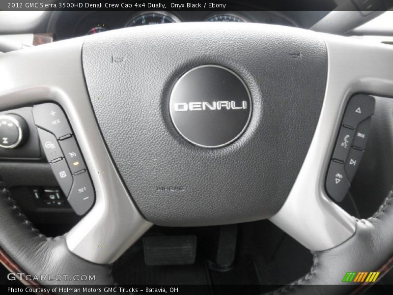 2012 Sierra 3500HD Denali Crew Cab 4x4 Dually Steering Wheel