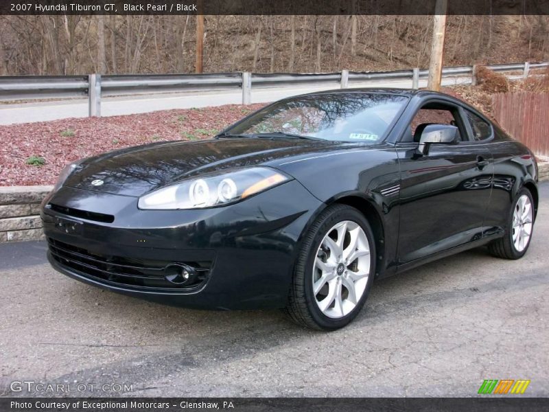 Black Pearl / Black 2007 Hyundai Tiburon GT