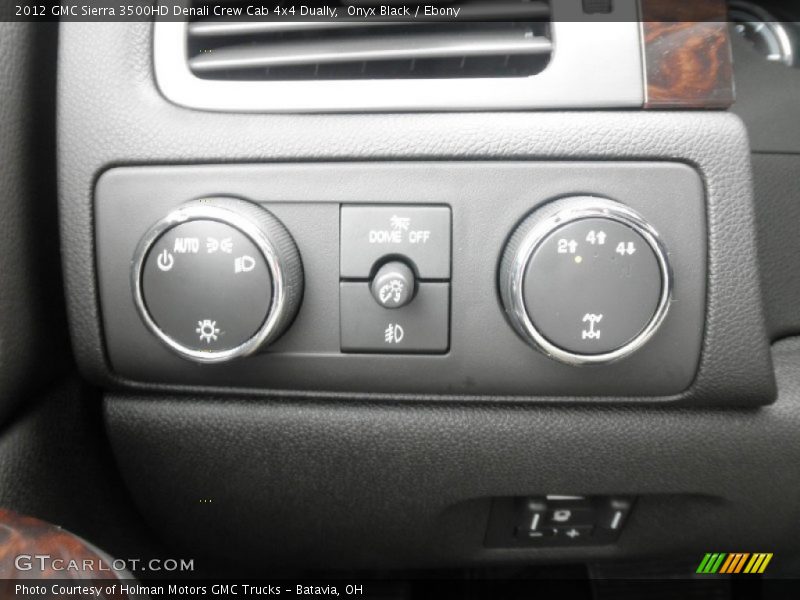 Controls of 2012 Sierra 3500HD Denali Crew Cab 4x4 Dually