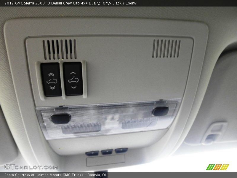 Onyx Black / Ebony 2012 GMC Sierra 3500HD Denali Crew Cab 4x4 Dually