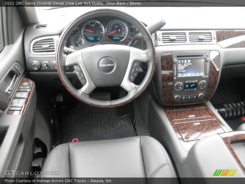 Dashboard of 2012 Sierra 3500HD Denali Crew Cab 4x4 Dually