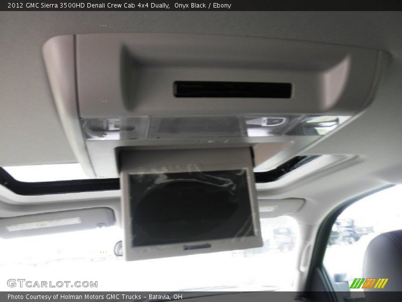 Onyx Black / Ebony 2012 GMC Sierra 3500HD Denali Crew Cab 4x4 Dually