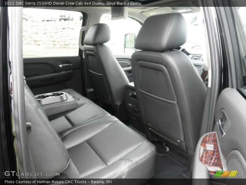 2012 Sierra 3500HD Denali Crew Cab 4x4 Dually Ebony Interior
