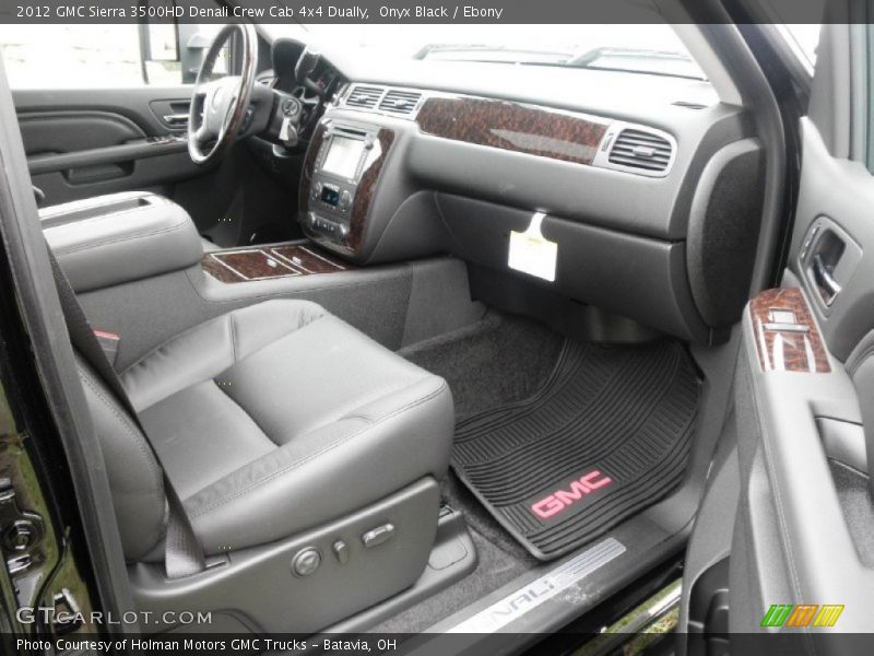  2012 Sierra 3500HD Denali Crew Cab 4x4 Dually Ebony Interior