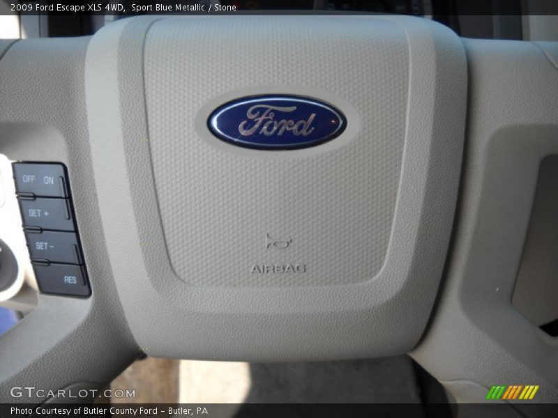 Sport Blue Metallic / Stone 2009 Ford Escape XLS 4WD