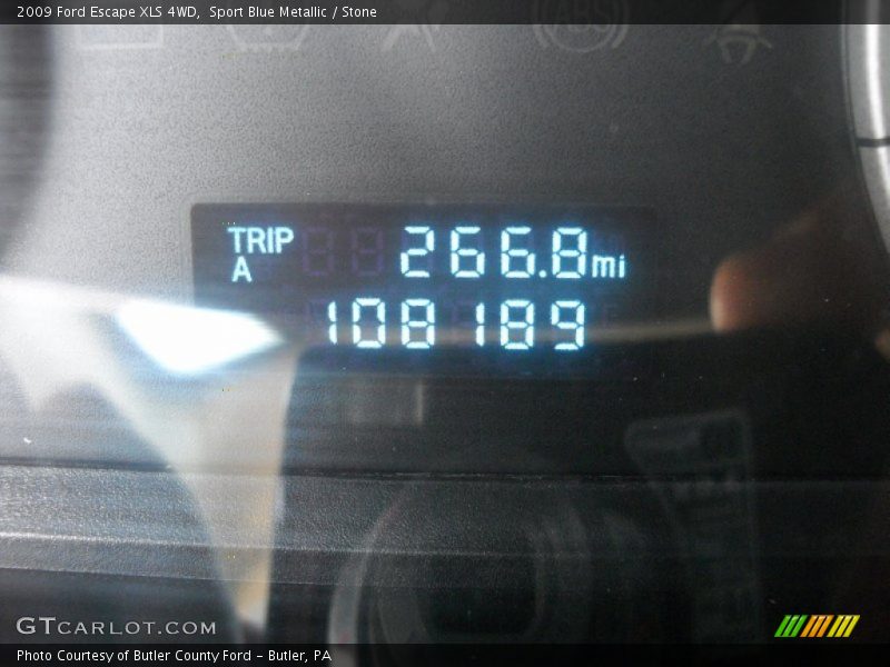 Sport Blue Metallic / Stone 2009 Ford Escape XLS 4WD