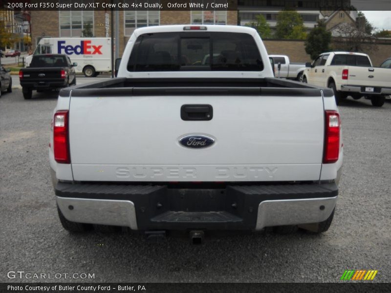Oxford White / Camel 2008 Ford F350 Super Duty XLT Crew Cab 4x4 Dually