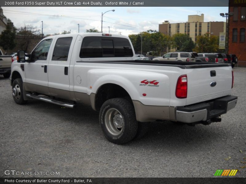 Oxford White / Camel 2008 Ford F350 Super Duty XLT Crew Cab 4x4 Dually