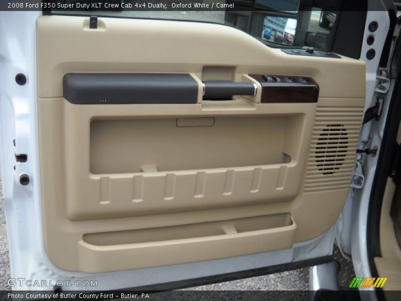 Oxford White / Camel 2008 Ford F350 Super Duty XLT Crew Cab 4x4 Dually
