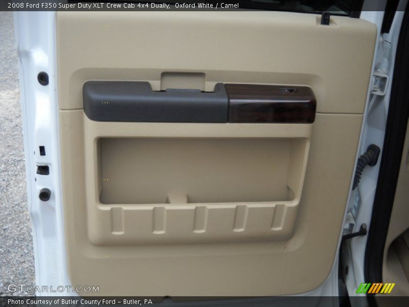 Oxford White / Camel 2008 Ford F350 Super Duty XLT Crew Cab 4x4 Dually