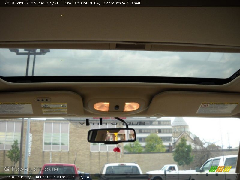 Oxford White / Camel 2008 Ford F350 Super Duty XLT Crew Cab 4x4 Dually