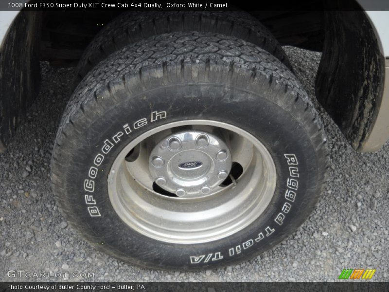 Oxford White / Camel 2008 Ford F350 Super Duty XLT Crew Cab 4x4 Dually