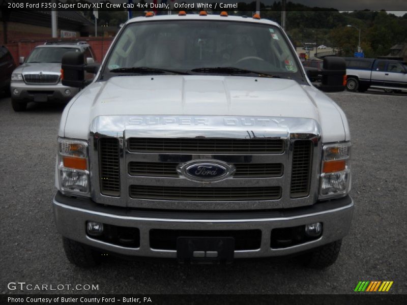 Oxford White / Camel 2008 Ford F350 Super Duty XLT Crew Cab 4x4 Dually