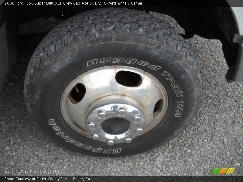 Oxford White / Camel 2008 Ford F350 Super Duty XLT Crew Cab 4x4 Dually