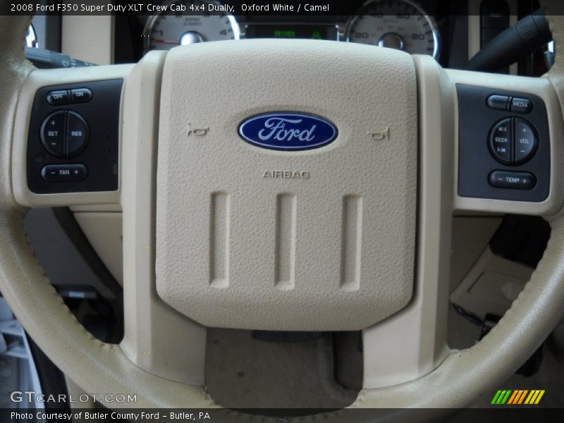 Oxford White / Camel 2008 Ford F350 Super Duty XLT Crew Cab 4x4 Dually