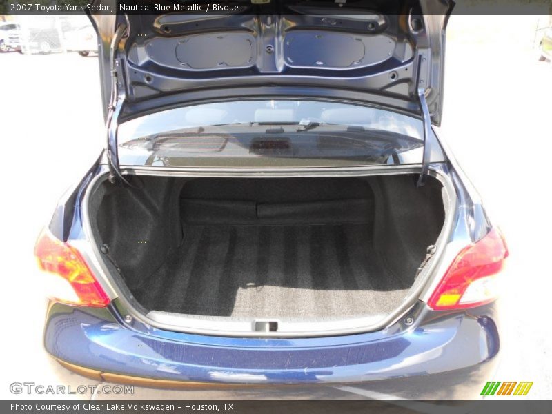 Nautical Blue Metallic / Bisque 2007 Toyota Yaris Sedan