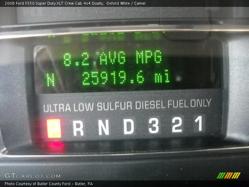 Oxford White / Camel 2008 Ford F350 Super Duty XLT Crew Cab 4x4 Dually