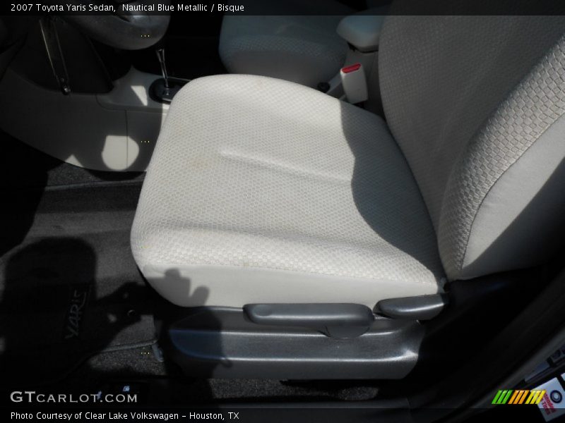 Nautical Blue Metallic / Bisque 2007 Toyota Yaris Sedan