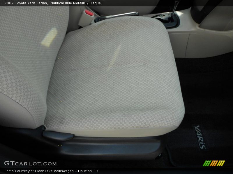 Nautical Blue Metallic / Bisque 2007 Toyota Yaris Sedan