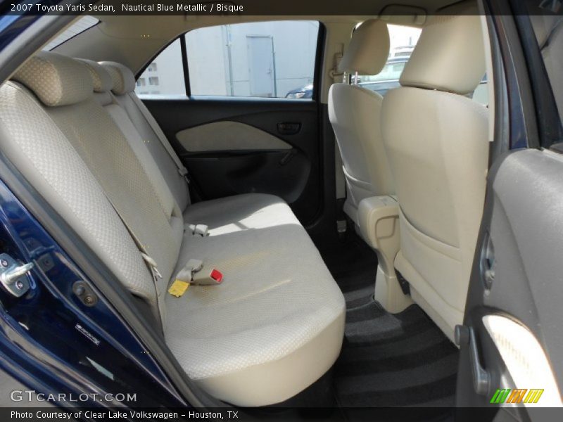 Nautical Blue Metallic / Bisque 2007 Toyota Yaris Sedan