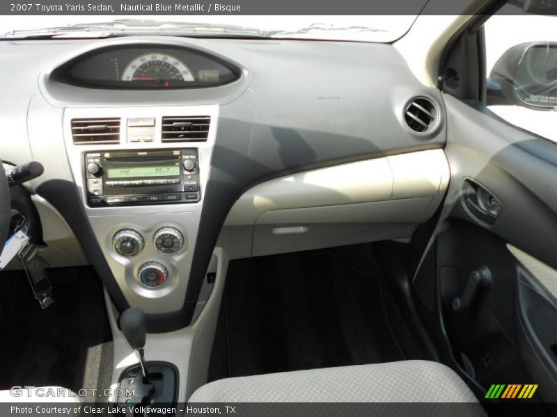 Nautical Blue Metallic / Bisque 2007 Toyota Yaris Sedan