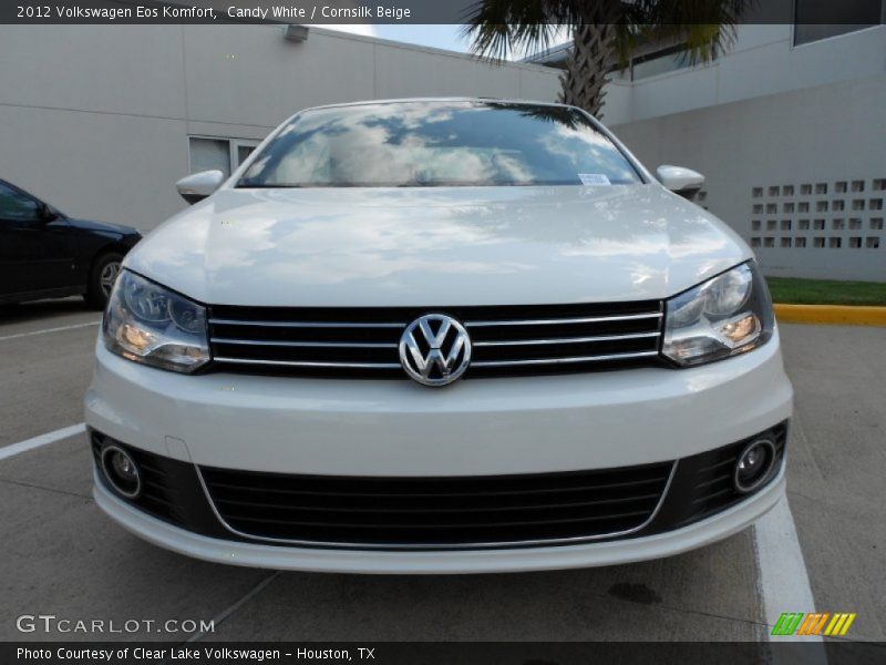 Candy White / Cornsilk Beige 2012 Volkswagen Eos Komfort