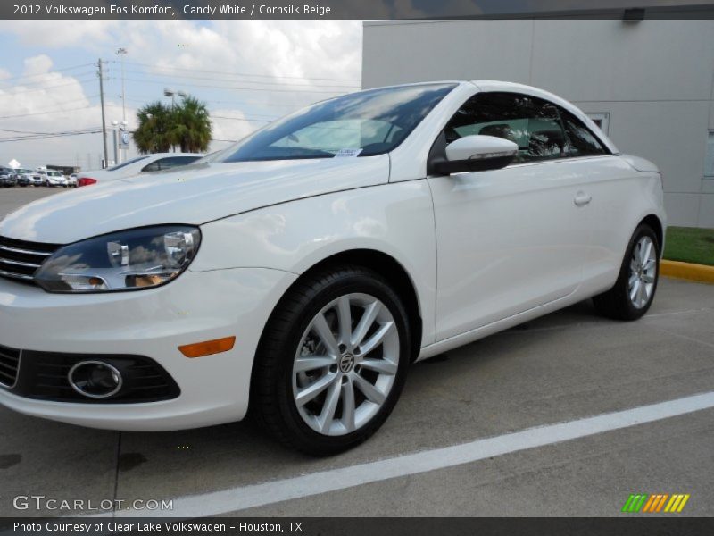 Candy White / Cornsilk Beige 2012 Volkswagen Eos Komfort