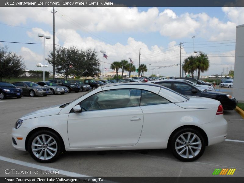 Candy White / Cornsilk Beige 2012 Volkswagen Eos Komfort