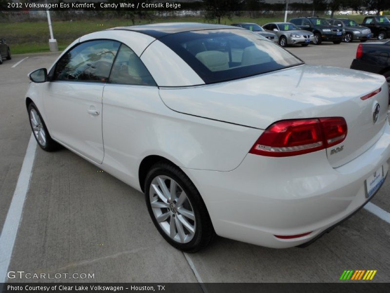 Candy White / Cornsilk Beige 2012 Volkswagen Eos Komfort