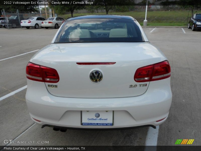 Candy White / Cornsilk Beige 2012 Volkswagen Eos Komfort