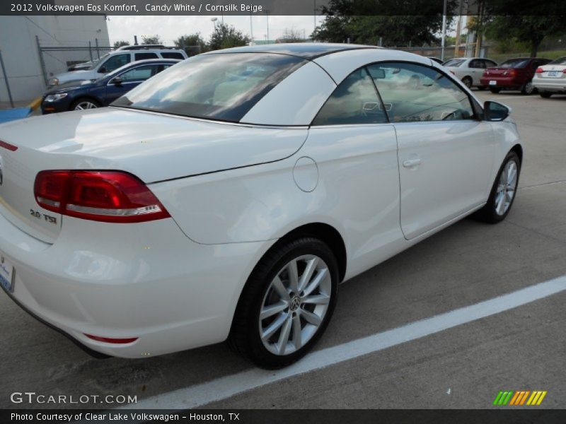 Candy White / Cornsilk Beige 2012 Volkswagen Eos Komfort