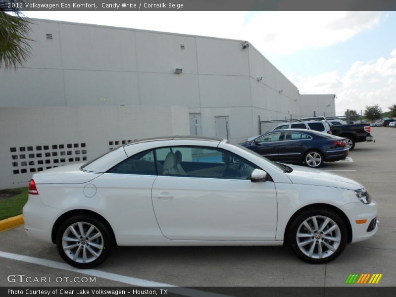 Candy White / Cornsilk Beige 2012 Volkswagen Eos Komfort