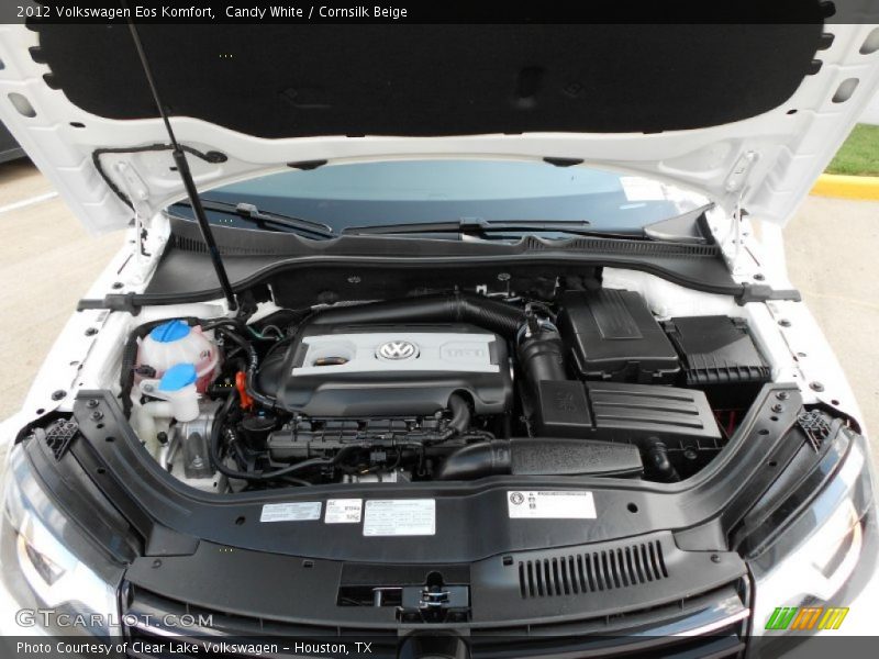 Candy White / Cornsilk Beige 2012 Volkswagen Eos Komfort