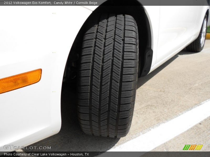 Candy White / Cornsilk Beige 2012 Volkswagen Eos Komfort