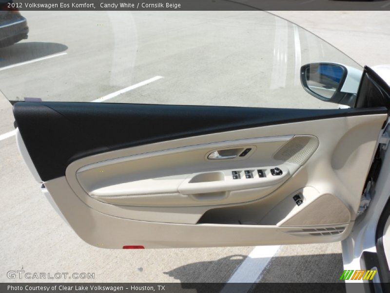 Candy White / Cornsilk Beige 2012 Volkswagen Eos Komfort