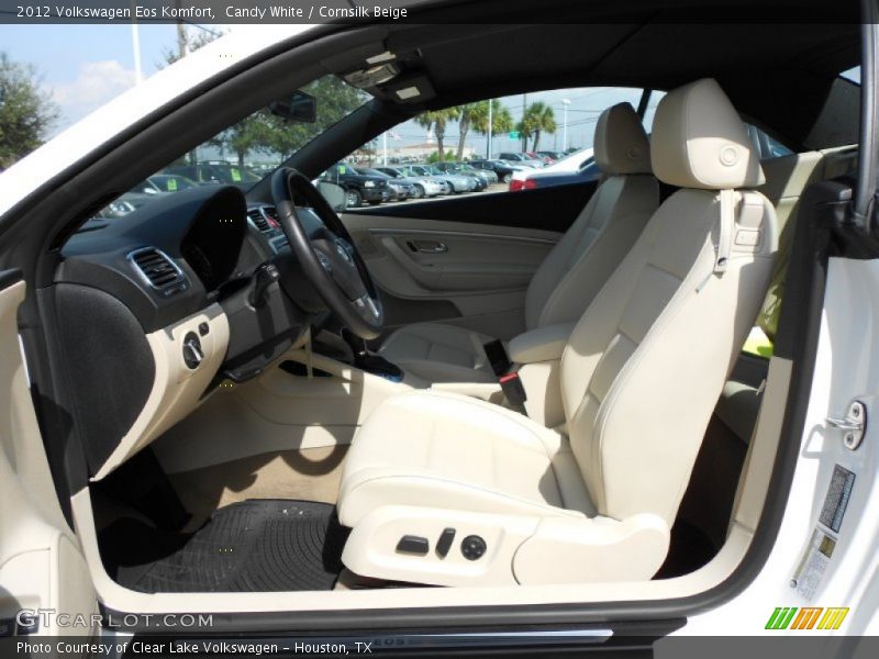 Candy White / Cornsilk Beige 2012 Volkswagen Eos Komfort