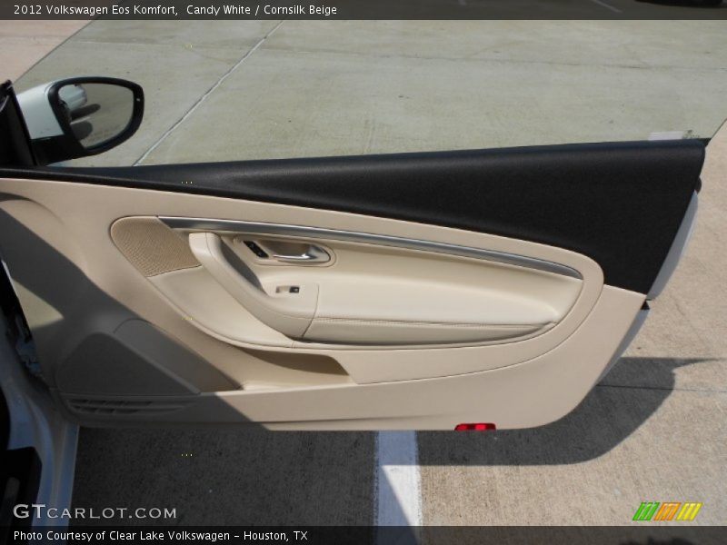 Candy White / Cornsilk Beige 2012 Volkswagen Eos Komfort