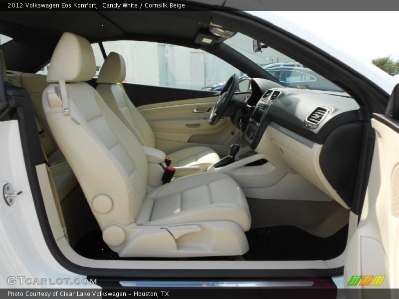 Candy White / Cornsilk Beige 2012 Volkswagen Eos Komfort