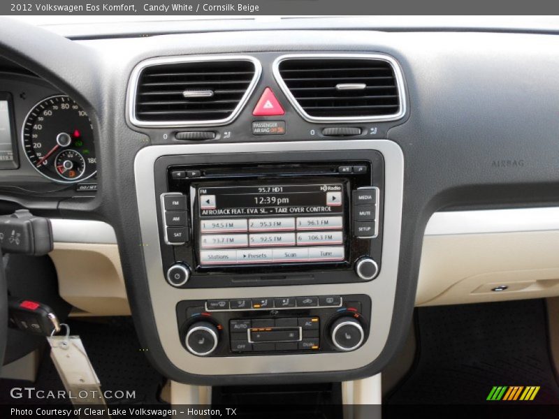 Candy White / Cornsilk Beige 2012 Volkswagen Eos Komfort