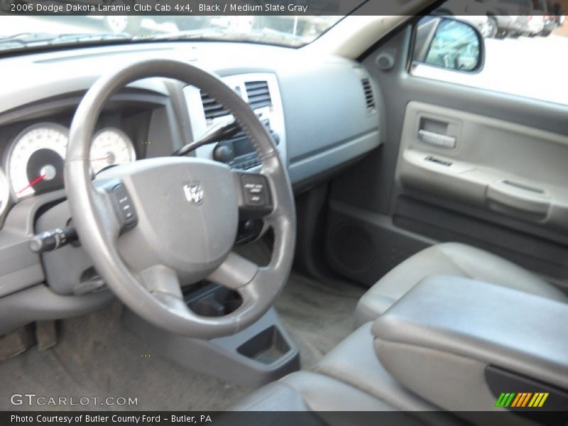Black / Medium Slate Gray 2006 Dodge Dakota Laramie Club Cab 4x4