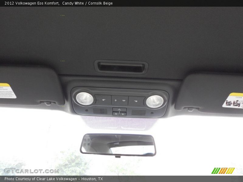 Candy White / Cornsilk Beige 2012 Volkswagen Eos Komfort