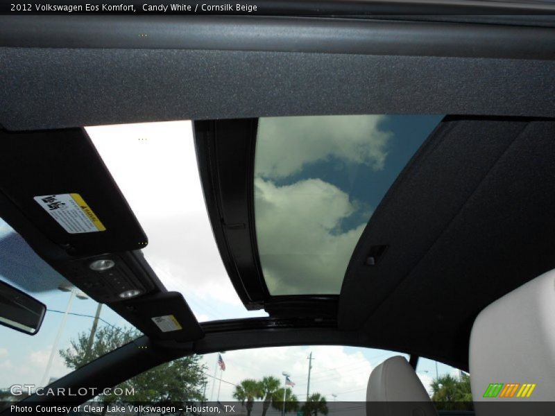 Candy White / Cornsilk Beige 2012 Volkswagen Eos Komfort