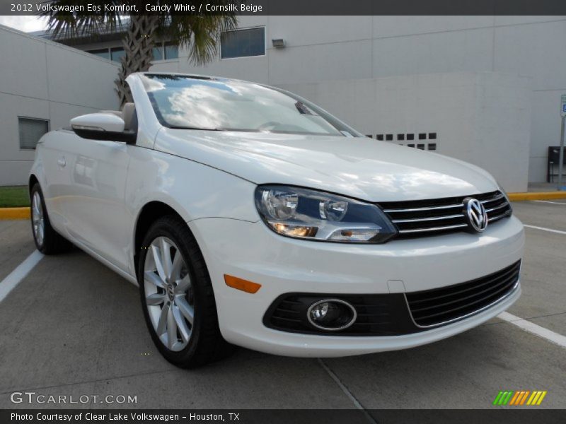 Candy White / Cornsilk Beige 2012 Volkswagen Eos Komfort