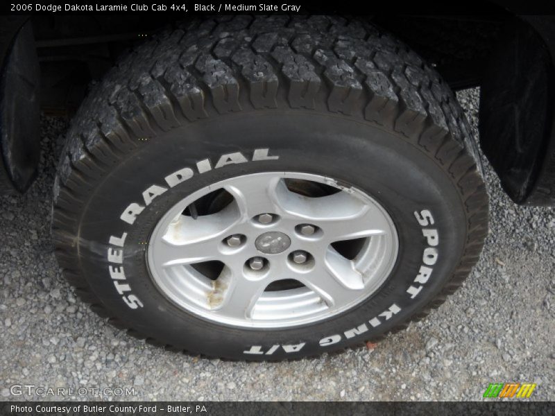  2006 Dakota Laramie Club Cab 4x4 Wheel