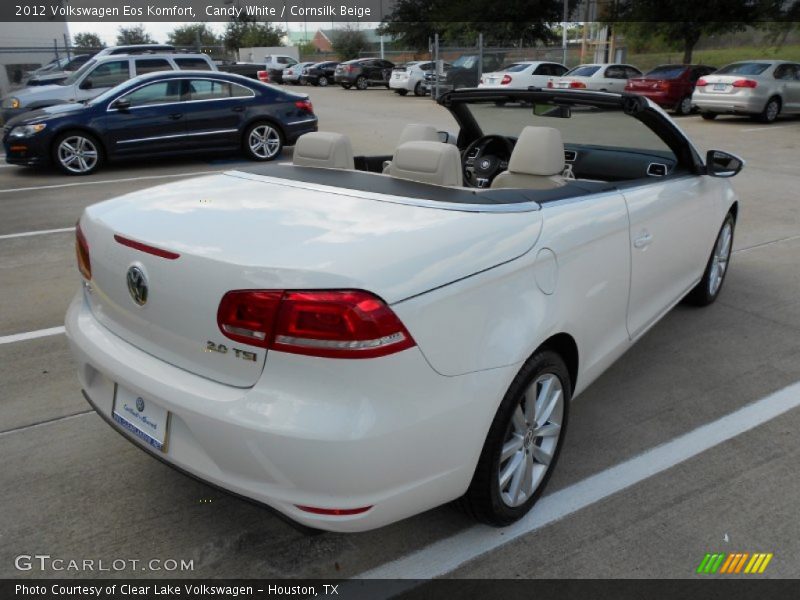 Candy White / Cornsilk Beige 2012 Volkswagen Eos Komfort