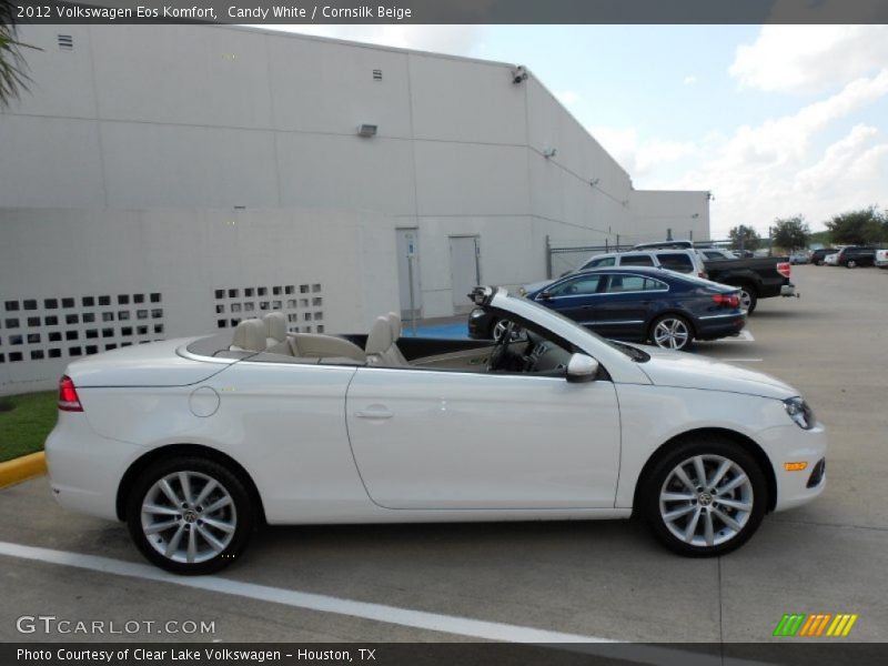 Candy White / Cornsilk Beige 2012 Volkswagen Eos Komfort