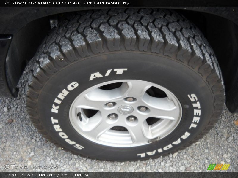 Black / Medium Slate Gray 2006 Dodge Dakota Laramie Club Cab 4x4
