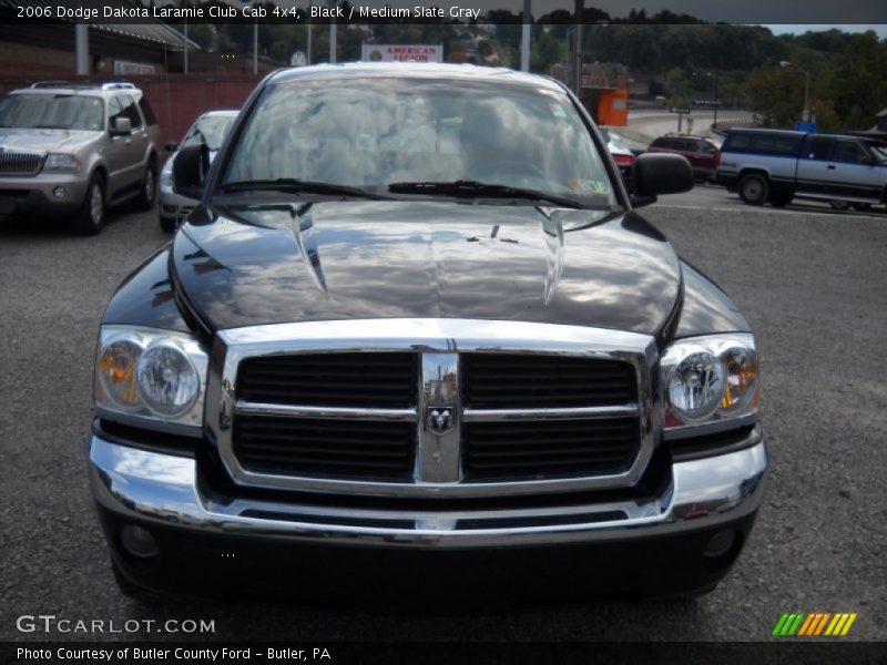 Black / Medium Slate Gray 2006 Dodge Dakota Laramie Club Cab 4x4